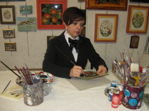 Claudia Marchi pittrice - raffigurazioni sacre - acquerelli - tempera